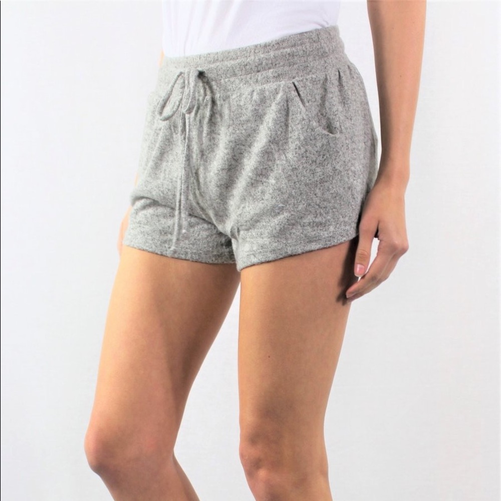 Gray Short Sweat Shorts, Soft, Comfortable, Cute